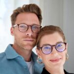OPULIZE Blue Light Blocking Glasses Slim Round Frame