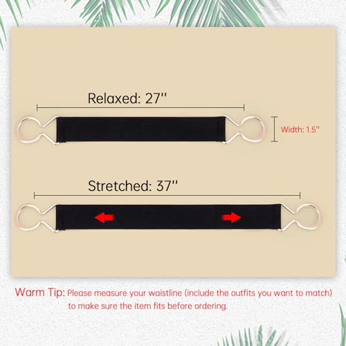 Maikun Women's Elastic Waist Belt for Dresses