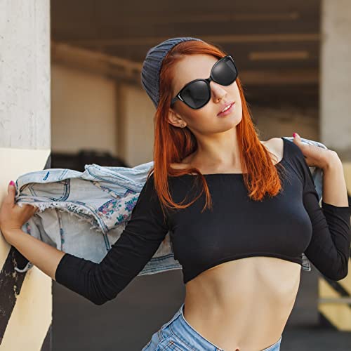 FANTESI 2 Pairs Cat Eye Polarized UV400 Sunglasses