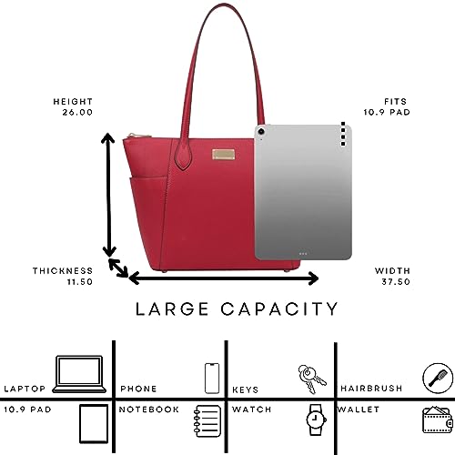 PAUL COSTELLOE Genuine Leather Tote Bag, MORAVA