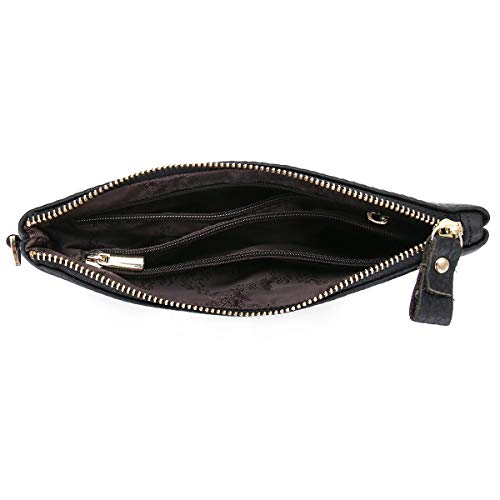 imeetu Women's Leather Wristlet Clutch Wallet
