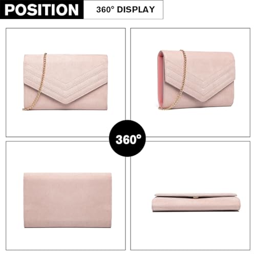 Miss Lulu Women's Clutches Evening Bag for Weddings