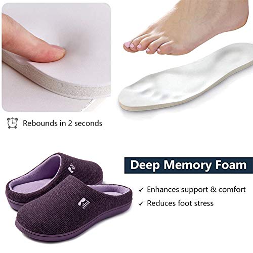 RockDove Women's Two-Tone Memory Foam Slipper