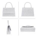 Larcenciel Sparkly Women's Clutch with Detachable Chain