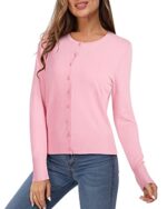 VOTEPRETTY Women's Lightweight Button Down Cardigan