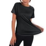 Jlowesun Women's Gym Quick Dry Short Sleeve Top