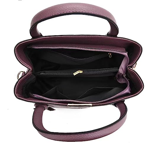 FiveloveTwo Women Classy Satchel Handbag Tote Purse