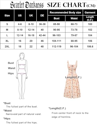 SCARLET DARKNESS Women’s Victorian A-Line Summer Dress