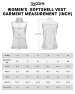 33,000ft Women's Softshell Fleece Lined Windproof Vest