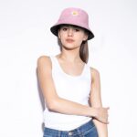 CHEERYMAGIC Daisy Embroidery Double-Side Bucket Hat