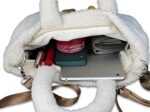 XACKWUERO Women Cute Plush Goose Shoulder Bag