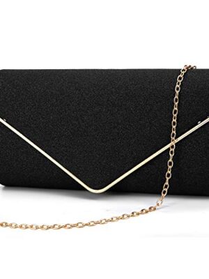 Fioeyr Women Sparkly Sequins Evening Clutch Purse