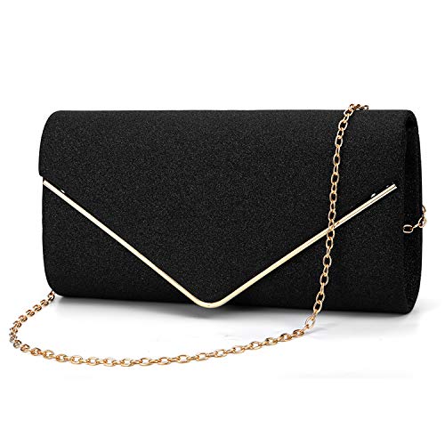 Fioeyr Women Sparkly Sequins Evening Clutch Purse