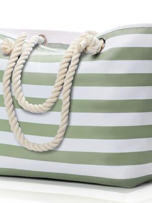 KALIDI Extra Large Waterproof Beach Tote with Pockets