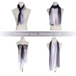 BLURBE Ombre Chiffon Scarf for Women - 160×50 cm