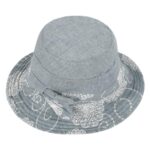 JIAHG Women's Floral UV Protection Bucket Hat