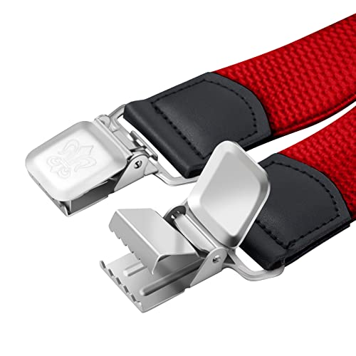 Dresime 40mm X-Shape Heavy Duty Adjustable Suspenders