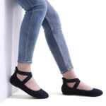 DREAM PAIRS Women's Ballerina Flats with Elastic Straps
