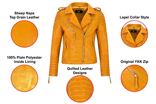 Carrie CH Hoxton Women's Lambskin Biker Jacket 2260