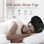 SWEET VIEW Silk Bonnet, Satin Hair Wrap for Sleeping