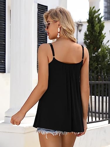 Charmo Women's Built-in Bra Flowy Tank Top S-3XL