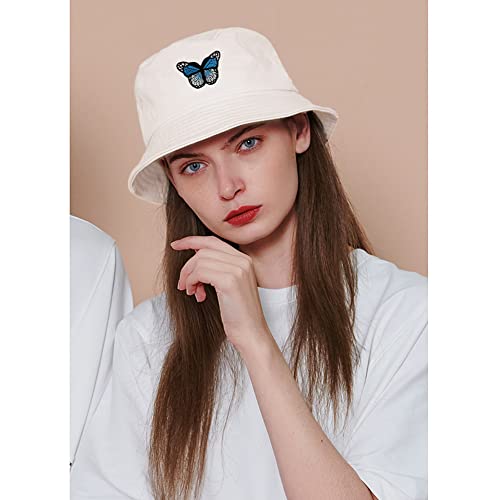 XYIYI Embroidery Cotton Bucket Hat for Women Girls