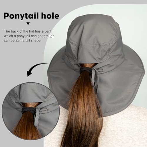 TOP-EX XL/XXL Women's UV Protection Waterproof Sun Hat