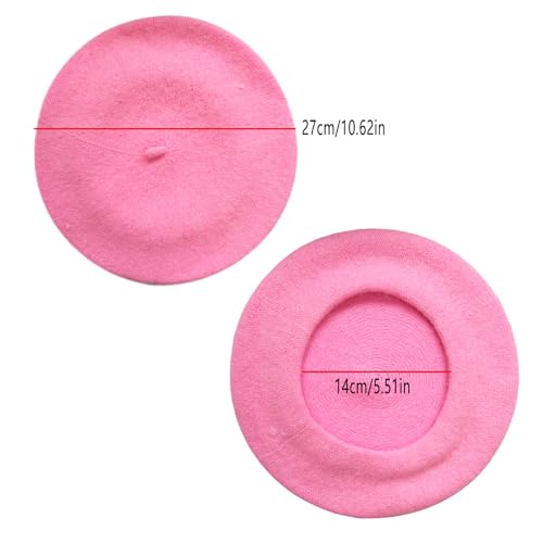 AWOCAN Classic French Beret Hat for Men and Women
