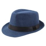Unisex Wide Brim Panama Hat, Foldable UV Protection