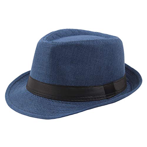 Unisex Wide Brim Panama Hat, Foldable UV Protection