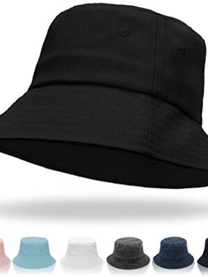 ECOMBOS Cotton Bucket Hat for Women Men Teens