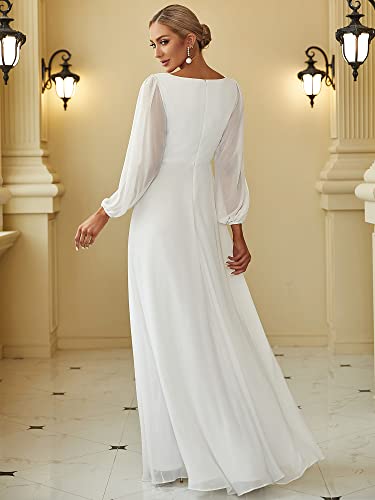 Ever-Pretty Elegant A-Line V-Neck Bridesmaid Dress 00461
