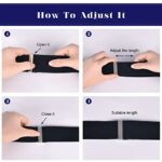 ACWOO Mens Adjustable Elastic X-Shape Braces with Clips