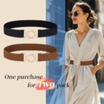 Maikun Women's Elastic Waist Belt for Dresses