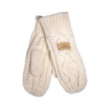 Aran Traditions Diamond Knit Winter Mittens