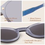 GQUEEN Trendy Oversized Sunglasses UV400 for Women