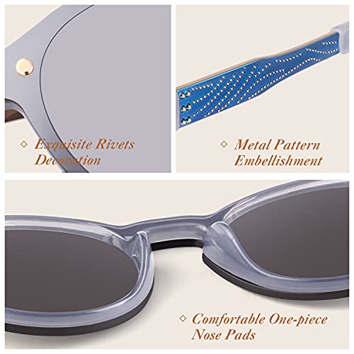 GQUEEN Trendy Oversized Sunglasses UV400 for Women