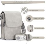 MUIIKOLA Small Leather Phone Shoulder Bag with Card Slots