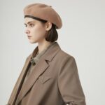 Gajaous Vintage 100% Wool Adjustable Beret for Women