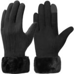 Vagasi Women Touch Screen Winter Gloves - Fleece Lined