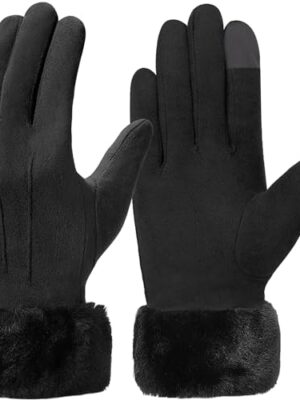 Vagasi Women Touch Screen Winter Gloves - Fleece Lined