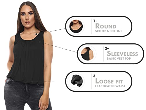 Love My Fashions® Women's Sleeveless Swing Vest Top