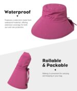 TOP-EX XL/XXL Women's UV Protection Waterproof Sun Hat