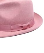 Vintage Woolen Trilby Fedora Jazz Hat with Band
