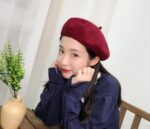 Lafefe Wool Beret - Claret (Autumn/Winter Retro)