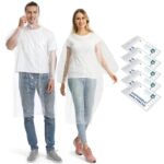 Opret Disposable Rain Ponchos, 5/10 pcs, Waterproof with Hood