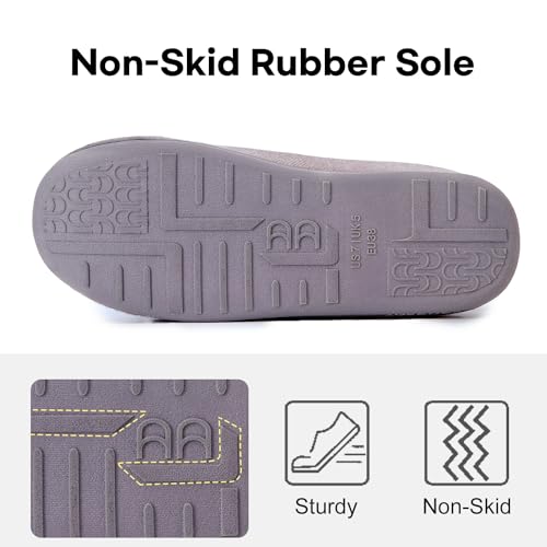 LongBay Women's Wide Fit Memory Foam Slippers