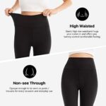 SINOPHANT High Waisted Capri Leggings for Women, Soft Tummy Control