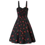 Belle Poque Women's Vintage Sleeveless Midi Dress