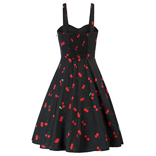 Belle Poque Women's Vintage Sleeveless Midi Dress